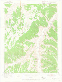Square S Ranch Colorado Historical topographic map, 1:24000 scale, 7.5 X 7.5 Minute, Year 1952