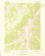 Square S Ranch Colorado Historical topographic map, 1:24000 scale, 7.5 X 7.5 Minute, Year 1952