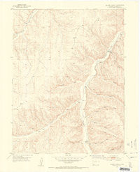 Square S Ranch Colorado Historical topographic map, 1:24000 scale, 7.5 X 7.5 Minute, Year 1952