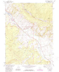 Squaw Creek Colorado Historical topographic map, 1:24000 scale, 7.5 X 7.5 Minute, Year 1980