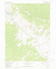 Squaw Creek Colorado Historical topographic map, 1:24000 scale, 7.5 X 7.5 Minute, Year 1980