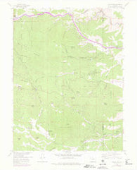 Squaw Pass Colorado Historical topographic map, 1:24000 scale, 7.5 X 7.5 Minute, Year 1957