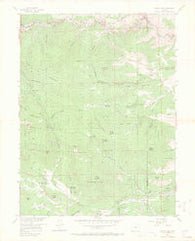 Squaw Pass Colorado Historical topographic map, 1:24000 scale, 7.5 X 7.5 Minute, Year 1957
