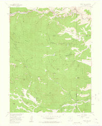 Squaw Pass Colorado Historical topographic map, 1:24000 scale, 7.5 X 7.5 Minute, Year 1957