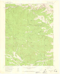 Squaw Pass Colorado Historical topographic map, 1:24000 scale, 7.5 X 7.5 Minute, Year 1957