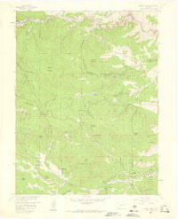 Squaw Pass Colorado Historical topographic map, 1:24000 scale, 7.5 X 7.5 Minute, Year 1957