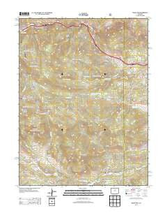 Squaw Pass Colorado Historical topographic map, 1:24000 scale, 7.5 X 7.5 Minute, Year 2013