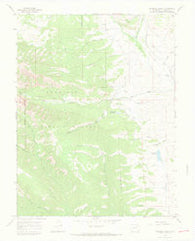 Squirrel Creek Colorado Historical topographic map, 1:24000 scale, 7.5 X 7.5 Minute, Year 1965