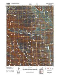 Squirrel Creek Colorado Historical topographic map, 1:24000 scale, 7.5 X 7.5 Minute, Year 2011