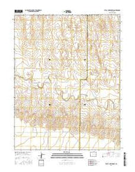 Stacy Lakes Draw Colorado Current topographic map, 1:24000 scale, 7.5 X 7.5 Minute, Year 2016