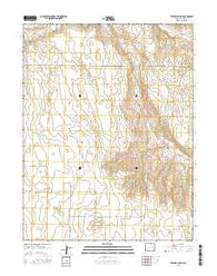 Stanley Gulch Colorado Current topographic map, 1:24000 scale, 7.5 X 7.5 Minute, Year 2016