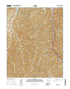 Starkville Colorado Current topographic map, 1:24000 scale, 7.5 X 7.5 Minute, Year 2016