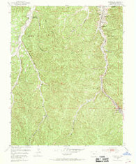 Starkville Colorado Historical topographic map, 1:24000 scale, 7.5 X 7.5 Minute, Year 1951