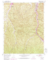 Starkville Colorado Historical topographic map, 1:24000 scale, 7.5 X 7.5 Minute, Year 1951