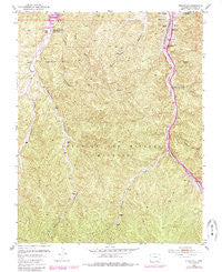 Starkville Colorado Historical topographic map, 1:24000 scale, 7.5 X 7.5 Minute, Year 1951