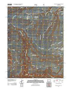 Starvation Point Colorado Historical topographic map, 1:24000 scale, 7.5 X 7.5 Minute, Year 2011