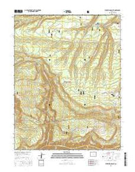 Starvation Point Colorado Current topographic map, 1:24000 scale, 7.5 X 7.5 Minute, Year 2016