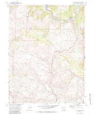 State Bridge Colorado Historical topographic map, 1:24000 scale, 7.5 X 7.5 Minute, Year 1972