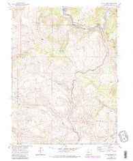 State Bridge Colorado Historical topographic map, 1:24000 scale, 7.5 X 7.5 Minute, Year 1972