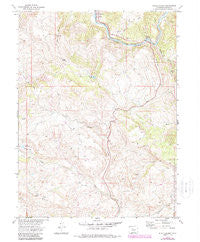 State Bridge Colorado Historical topographic map, 1:24000 scale, 7.5 X 7.5 Minute, Year 1972