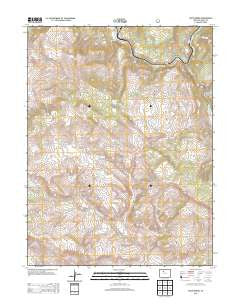 State Bridge Colorado Historical topographic map, 1:24000 scale, 7.5 X 7.5 Minute, Year 2013