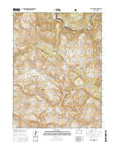 State Bridge Colorado Current topographic map, 1:24000 scale, 7.5 X 7.5 Minute, Year 2016