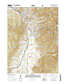 Steamboat Springs Colorado Current topographic map, 1:24000 scale, 7.5 X 7.5 Minute, Year 2016