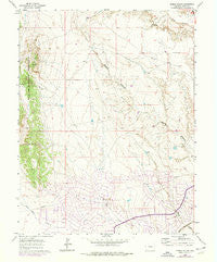 Steele Hollow Colorado Historical topographic map, 1:24000 scale, 7.5 X 7.5 Minute, Year 1961