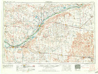Sterling Colorado Historical topographic map, 1:250000 scale, 1 X 2 Degree, Year 1954