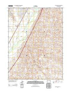 Sterling South Colorado Historical topographic map, 1:24000 scale, 7.5 X 7.5 Minute, Year 2013