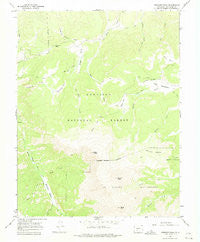 Stewart Peak Colorado Historical topographic map, 1:24000 scale, 7.5 X 7.5 Minute, Year 1965