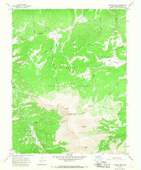 Stewart Peak Colorado Historical topographic map, 1:24000 scale, 7.5 X 7.5 Minute, Year 1965