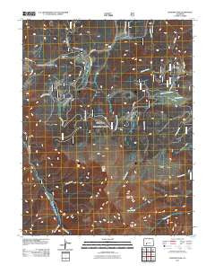 Stewart Peak Colorado Historical topographic map, 1:24000 scale, 7.5 X 7.5 Minute, Year 2011