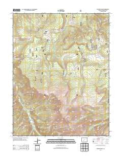 Stewart Peak Colorado Historical topographic map, 1:24000 scale, 7.5 X 7.5 Minute, Year 2013