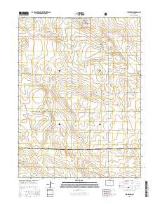 Stoneham Colorado Current topographic map, 1:24000 scale, 7.5 X 7.5 Minute, Year 2016
