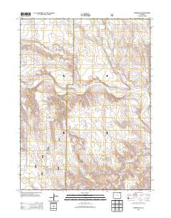 Stoneham NE Colorado Historical topographic map, 1:24000 scale, 7.5 X 7.5 Minute, Year 2013