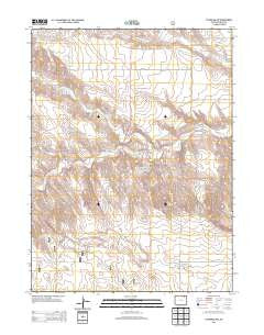 Stoneham NW Colorado Historical topographic map, 1:24000 scale, 7.5 X 7.5 Minute, Year 2013