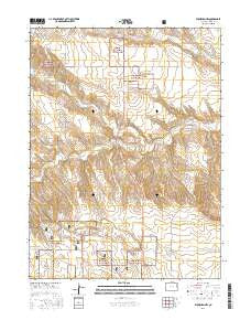 Stoneham NW Colorado Current topographic map, 1:24000 scale, 7.5 X 7.5 Minute, Year 2016