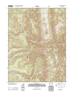 Stony Ridge Colorado Historical topographic map, 1:24000 scale, 7.5 X 7.5 Minute, Year 2013