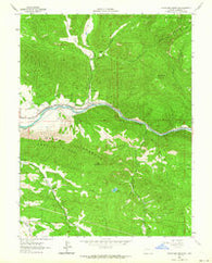 Storm King Mountain Colorado Historical topographic map, 1:24000 scale, 7.5 X 7.5 Minute, Year 1962
