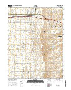 Strasburg Colorado Current topographic map, 1:24000 scale, 7.5 X 7.5 Minute, Year 2016