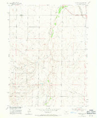 Strasburg NW Colorado Historical topographic map, 1:24000 scale, 7.5 X 7.5 Minute, Year 1955