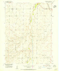 Strasburg NW Colorado Historical topographic map, 1:24000 scale, 7.5 X 7.5 Minute, Year 1955