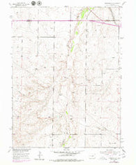 Strasburg NW Colorado Historical topographic map, 1:24000 scale, 7.5 X 7.5 Minute, Year 1955