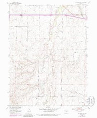 Strasburg NW Colorado Historical topographic map, 1:24000 scale, 7.5 X 7.5 Minute, Year 1955
