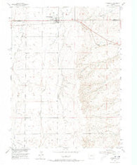 Strasburg Colorado Historical topographic map, 1:24000 scale, 7.5 X 7.5 Minute, Year 1955