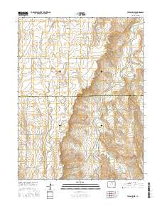 Strasburg SE Colorado Current topographic map, 1:24000 scale, 7.5 X 7.5 Minute, Year 2016