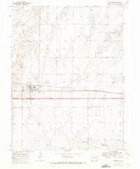 Stratton Colorado Historical topographic map, 1:24000 scale, 7.5 X 7.5 Minute, Year 1969