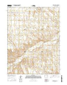 Stratton NW Colorado Current topographic map, 1:24000 scale, 7.5 X 7.5 Minute, Year 2016
