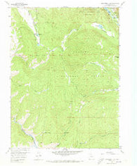 Strawberry Lake Colorado Historical topographic map, 1:24000 scale, 7.5 X 7.5 Minute, Year 1958